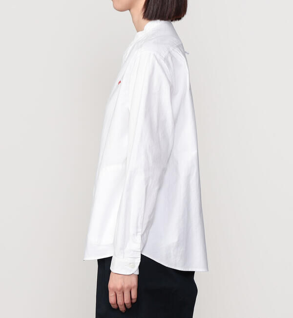 DANTON「DANTON | オックスフォード バンドカラーシャツ SOLID WOMEN」|シャツ・ブラウス|