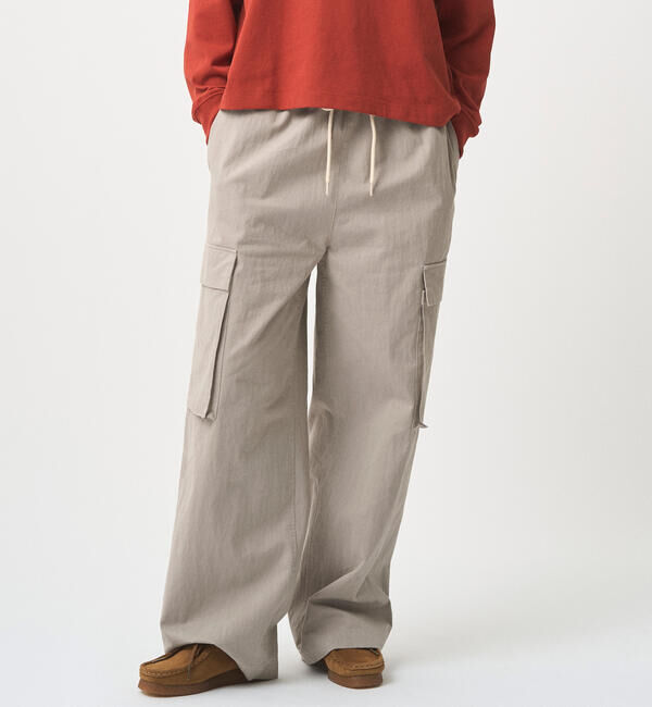 DANTON「DANTON | コットンナイロン カーゴパンツ WOMEN」|チノ|