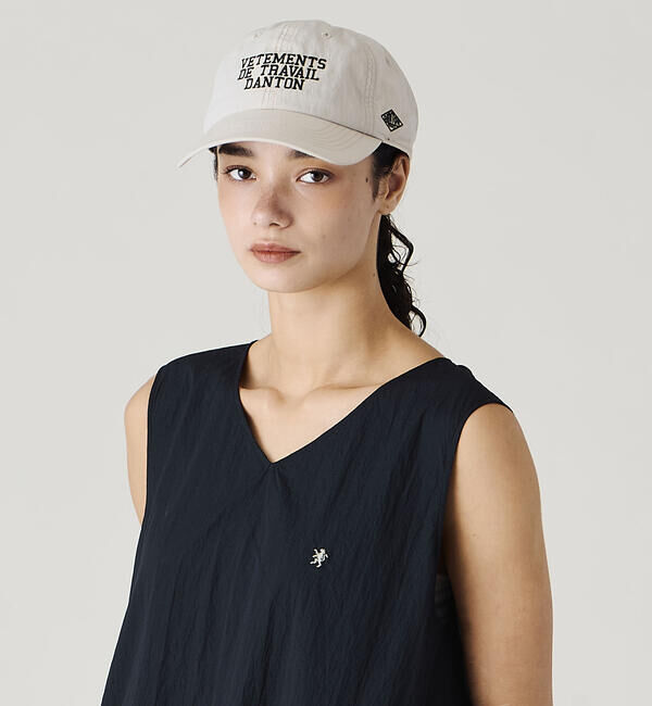 DANTON「DANTON | ダンプ 6Pロゴキャップ UNISEX」|キャップ・キャスケット|