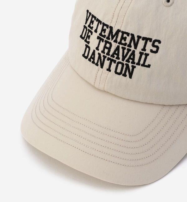 DANTON「DANTON | ダンプ 6Pロゴキャップ UNISEX」|キャップ・キャスケット|