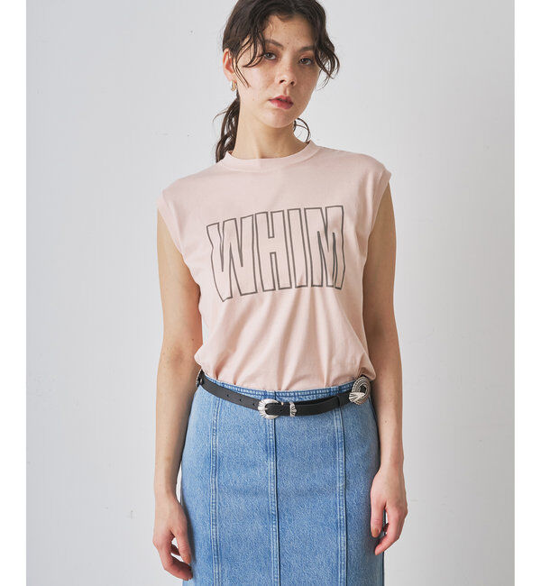  「ノースリーブロゴTシャツ」|Tシャツ・カットソー|