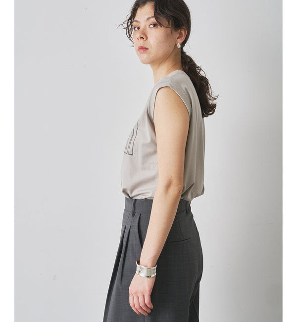  「ノースリーブロゴTシャツ」|Tシャツ・カットソー|