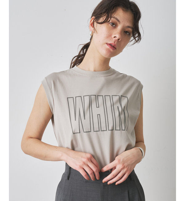  「ノースリーブロゴTシャツ」|Tシャツ・カットソー|