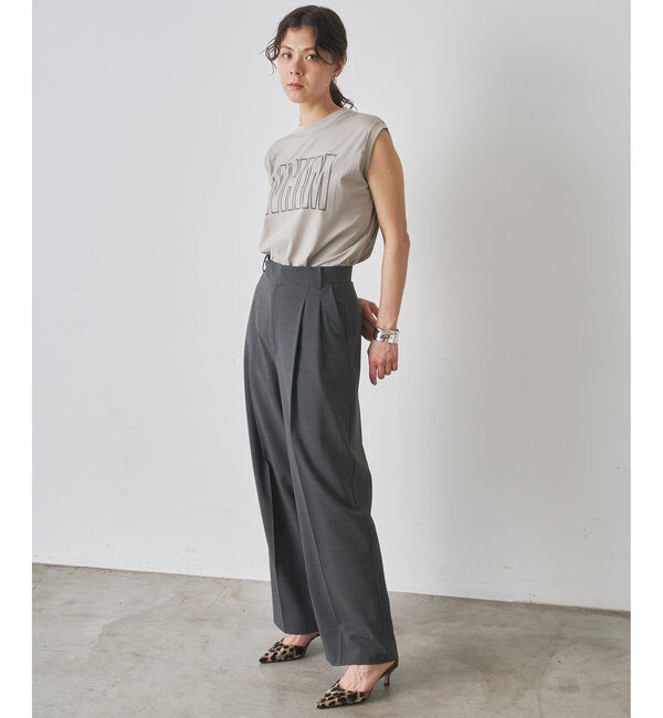  「ノースリーブロゴTシャツ」|Tシャツ・カットソー|