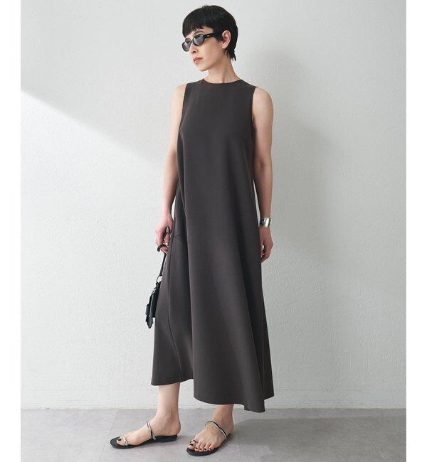  「バックサテンワンピース」|ワンピース|