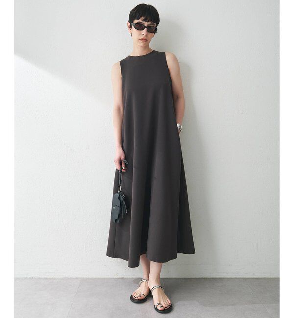  「バックサテンワンピース」|ワンピース|