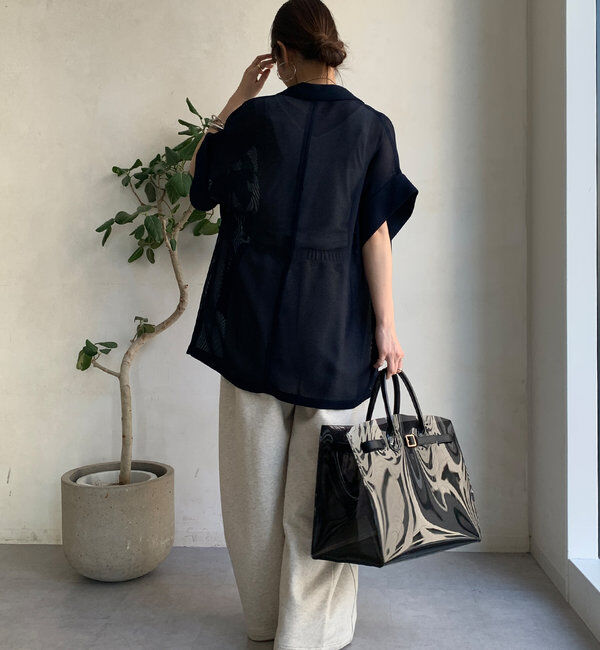  「【新色追加】メッシュ半袖ジャケット」|テーラードジャケット|