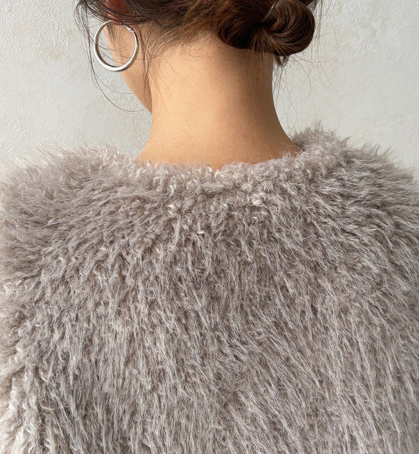  「フェイクカシミヤファーベスト」|ベスト・ジレ|