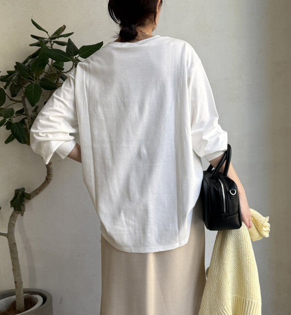  「【WEB限定】CLAIRハンドロゴロンTEE」|Tシャツ・カットソー|