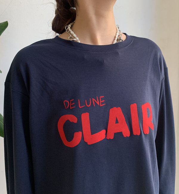  「【WEB限定】CLAIRハンドロゴロンTEE」|Tシャツ・カットソー|