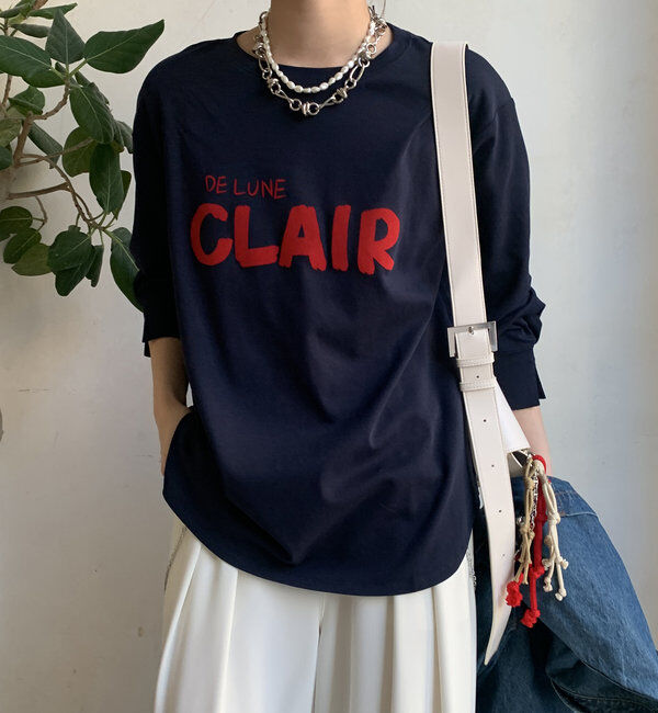  「【WEB限定】CLAIRハンドロゴロンTEE」|Tシャツ・カットソー|
