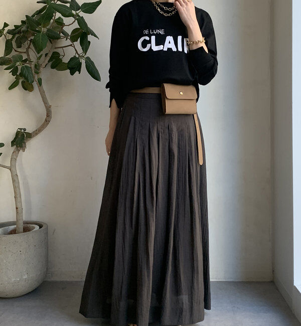  「【WEB限定】CLAIRハンドロゴロンTEE」|Tシャツ・カットソー|