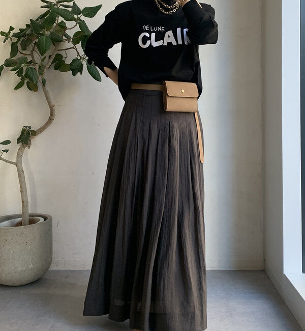  「【WEB限定】CLAIRハンドロゴロンTEE」|Tシャツ・カットソー|