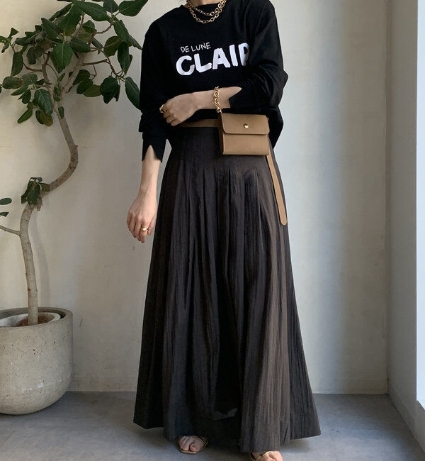  「【WEB限定】CLAIRハンドロゴロンTEE」|Tシャツ・カットソー|