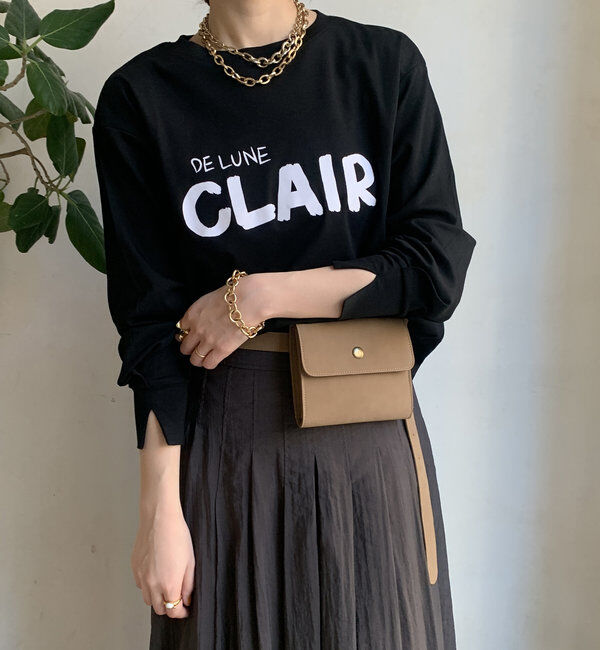  「【WEB限定】CLAIRハンドロゴロンTEE」|Tシャツ・カットソー|