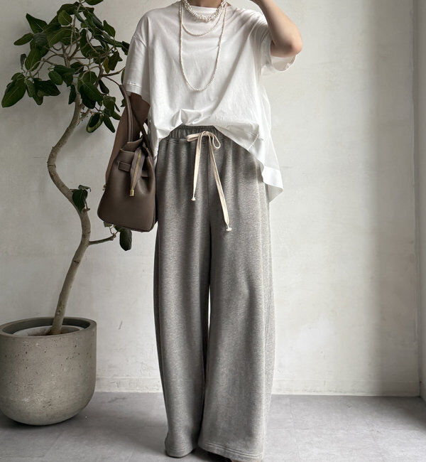  「【WEB限定】バックギャザーチュールプルオーバー」|Tシャツ・カットソー|