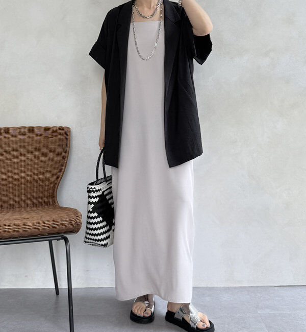  「【WEB限定】ビッグスリーブレスジャケット」|テーラードジャケット|