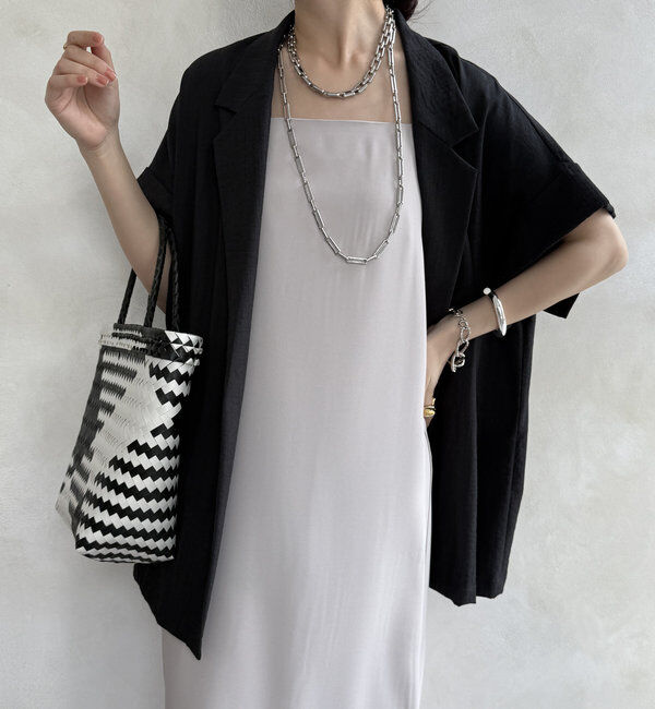  「【WEB限定】ビッグスリーブレスジャケット」|テーラードジャケット|