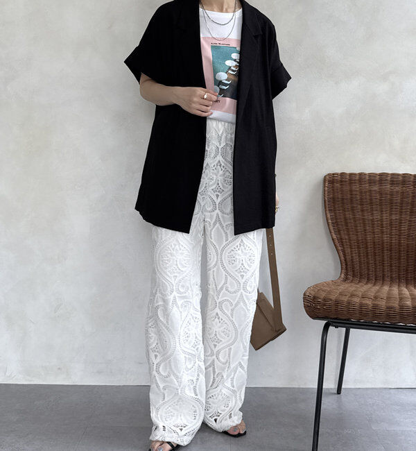  「【WEB限定】ビッグスリーブレスジャケット」|テーラードジャケット|