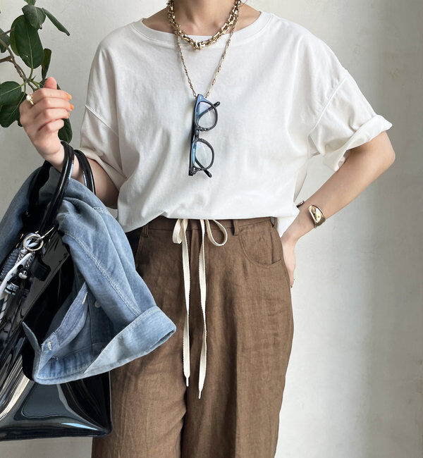  「クールタッチ半袖TEE」|Tシャツ・カットソー|オフホワイト