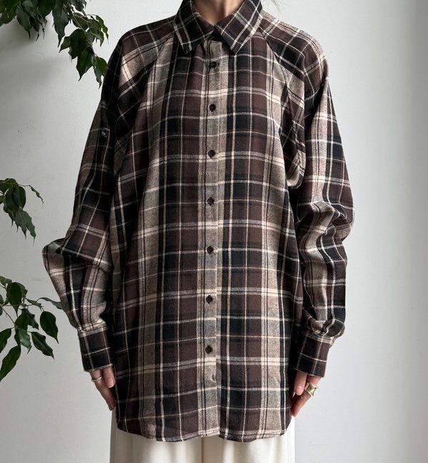  「【WEB限定】チェックシャツ」|シャツ・ブラウス|