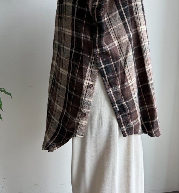  「【WEB限定】チェックシャツ」|シャツ・ブラウス|