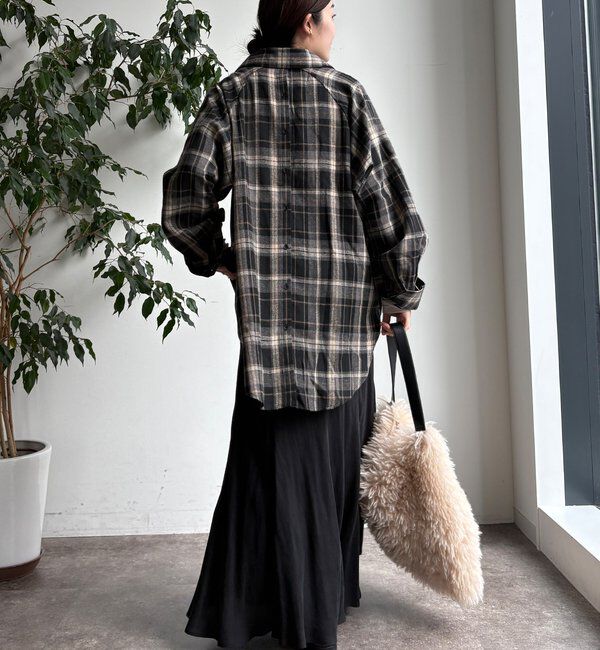  「【WEB限定】チェックシャツ」|シャツ・ブラウス|