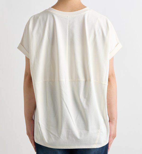  「《UVカット・速乾・夏に快適◎》冷感プレーティング天竺カットソー」|Tシャツ・カットソー|