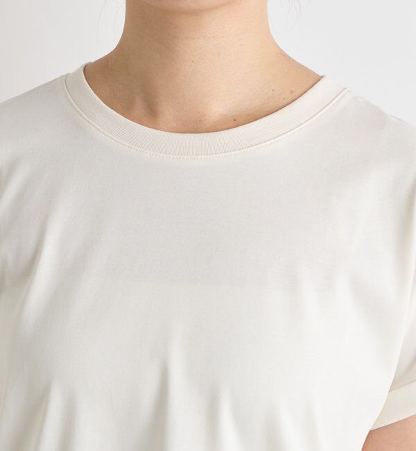  「《UVカット・速乾・夏に快適◎》冷感プレーティング天竺カットソー」|Tシャツ・カットソー|