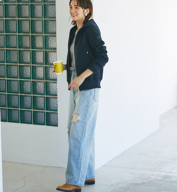  「【WEB限定/累計販売9000枚突破】スポンジダンボールZIPパーカーカットソー」|パーカー|