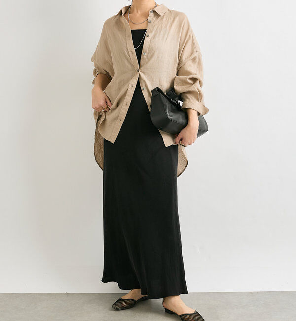  「【R.good（アールドットグッド）】オーバルボールロングネックレス」|リング|