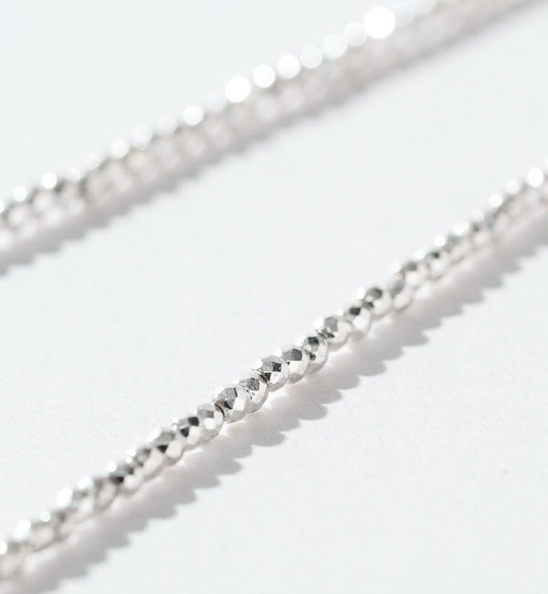  「【コーデが華やぐ】ヘマタイトロングネックレス」|リング|