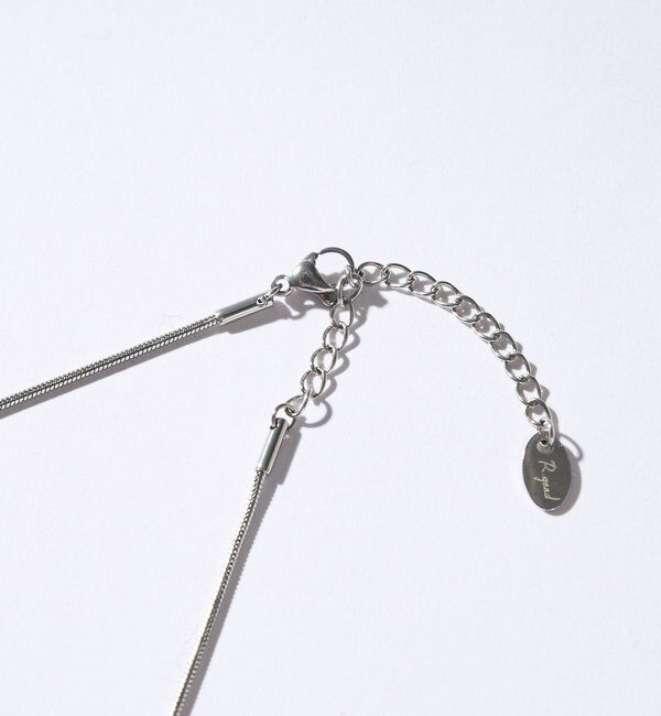  「【R.good（アールドットグッド）】カーブバーショートネックレス」|リング|