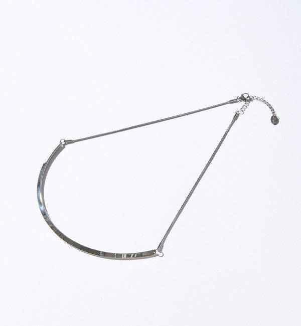  「【R.good（アールドットグッド）】カーブバーショートネックレス」|リング|