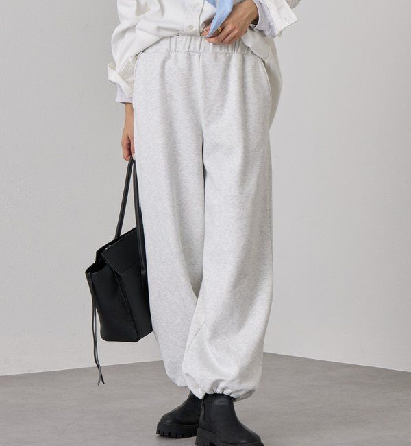  「予約【A・MONN.:.(アモン)】WIDE SWEAT PANTS」|その他|ライトグレー
