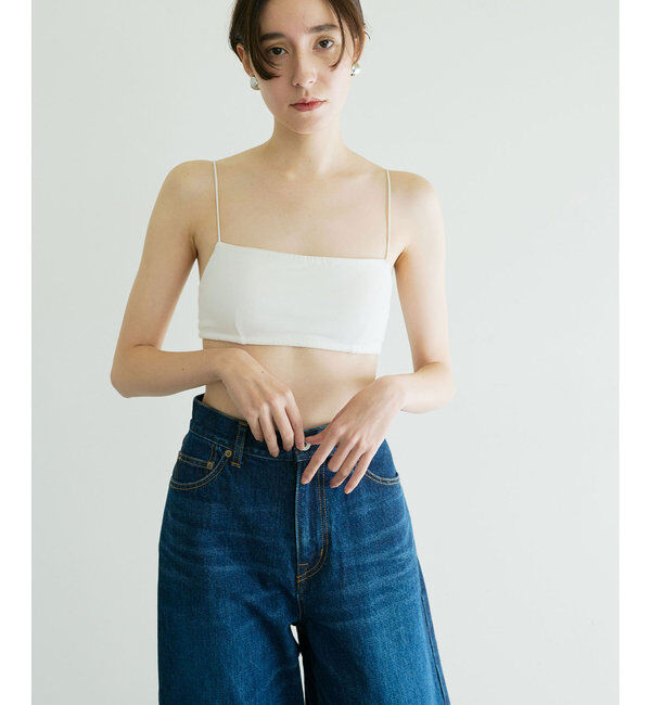 La nature linge「【La nature linge】ベア天竺キャミソールブラ」|インナー|