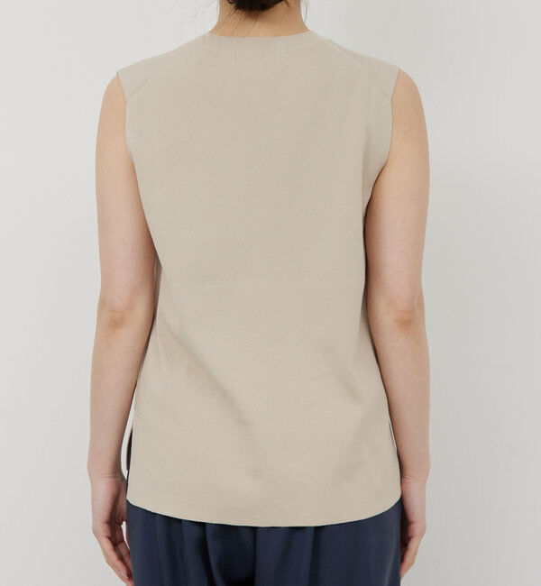  「【接触冷感/アンサンブル対応】アイシーコットンノースリ」|ニット・セーター|