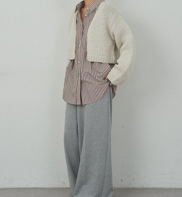  「【HERITANOVUM】ハンドニットジャケット」|ニット・セーター|