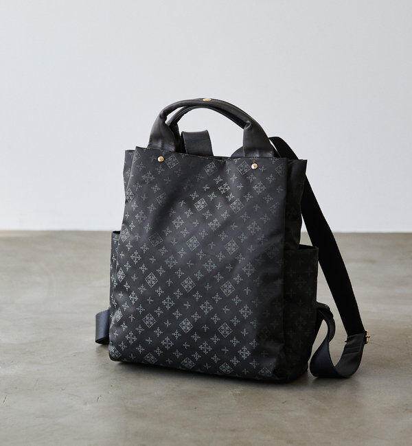  「ナイロンジャガード2ハンドルリュックサック」|リュック|