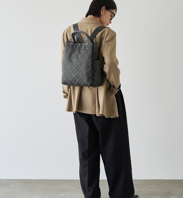  「ナイロンジャガード2ハンドルリュックサック」|リュック|