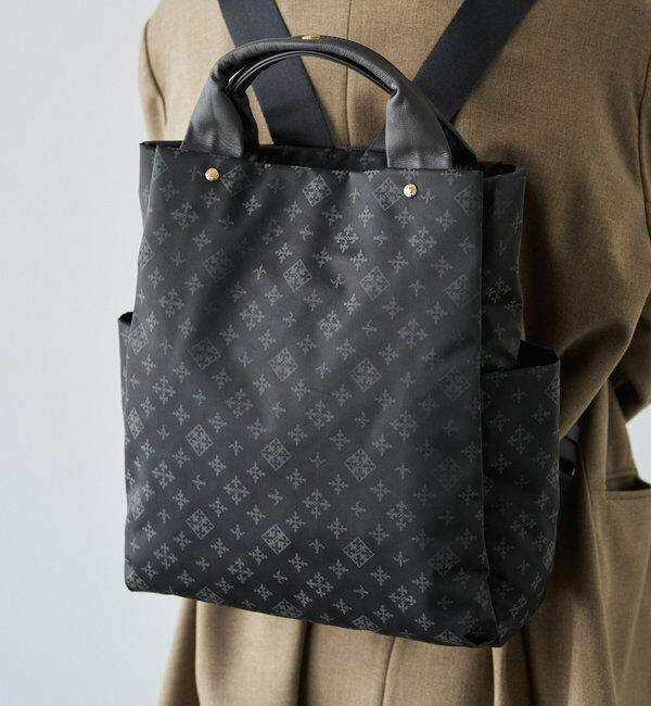  「ナイロンジャガード2ハンドルリュックサック」|リュック|