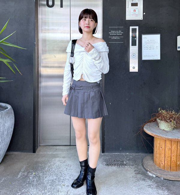  「[mline]コットンレースオフショルＴ」|Tシャツ・カットソー|