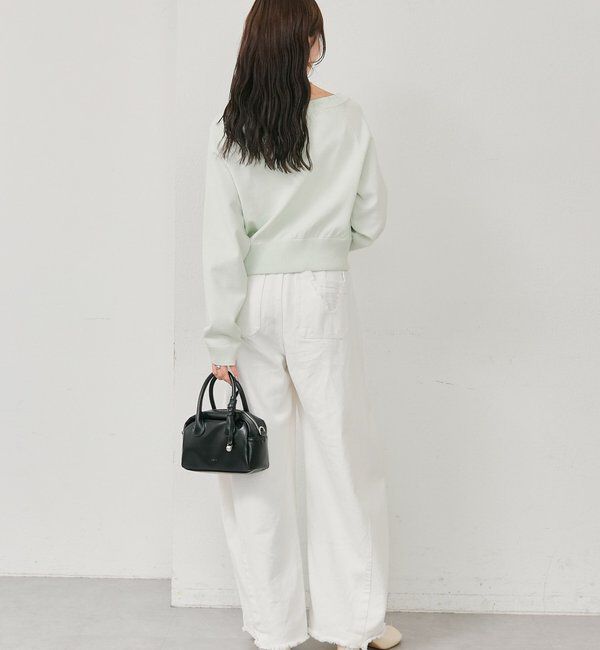  「クラッシュカーブパンツ」|デニム|