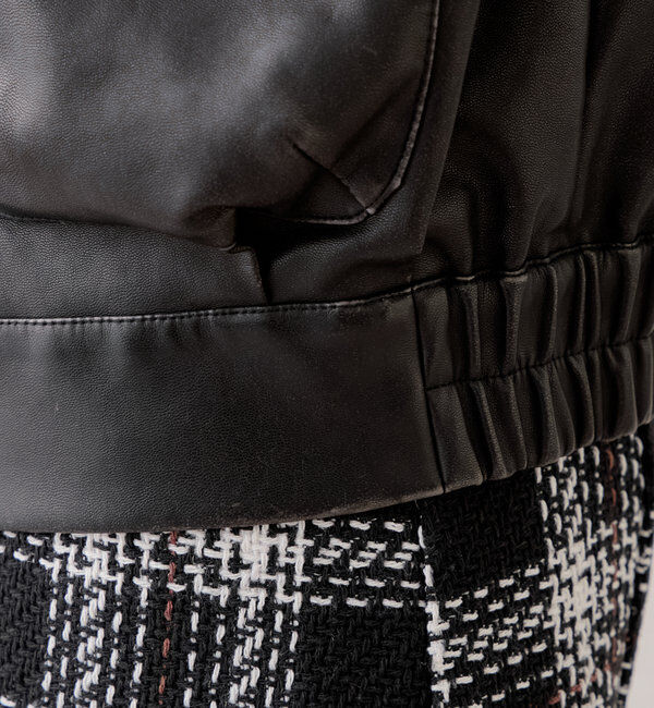  「【SNS総再生回数300万回突破！】フェイクレザーミドルルーズジャケット」|その他|