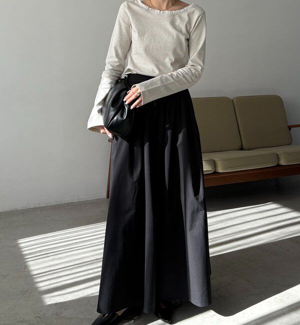  「〈C.L〉フリル襟ボートネックTシャツ」|Tシャツ・カットソー|