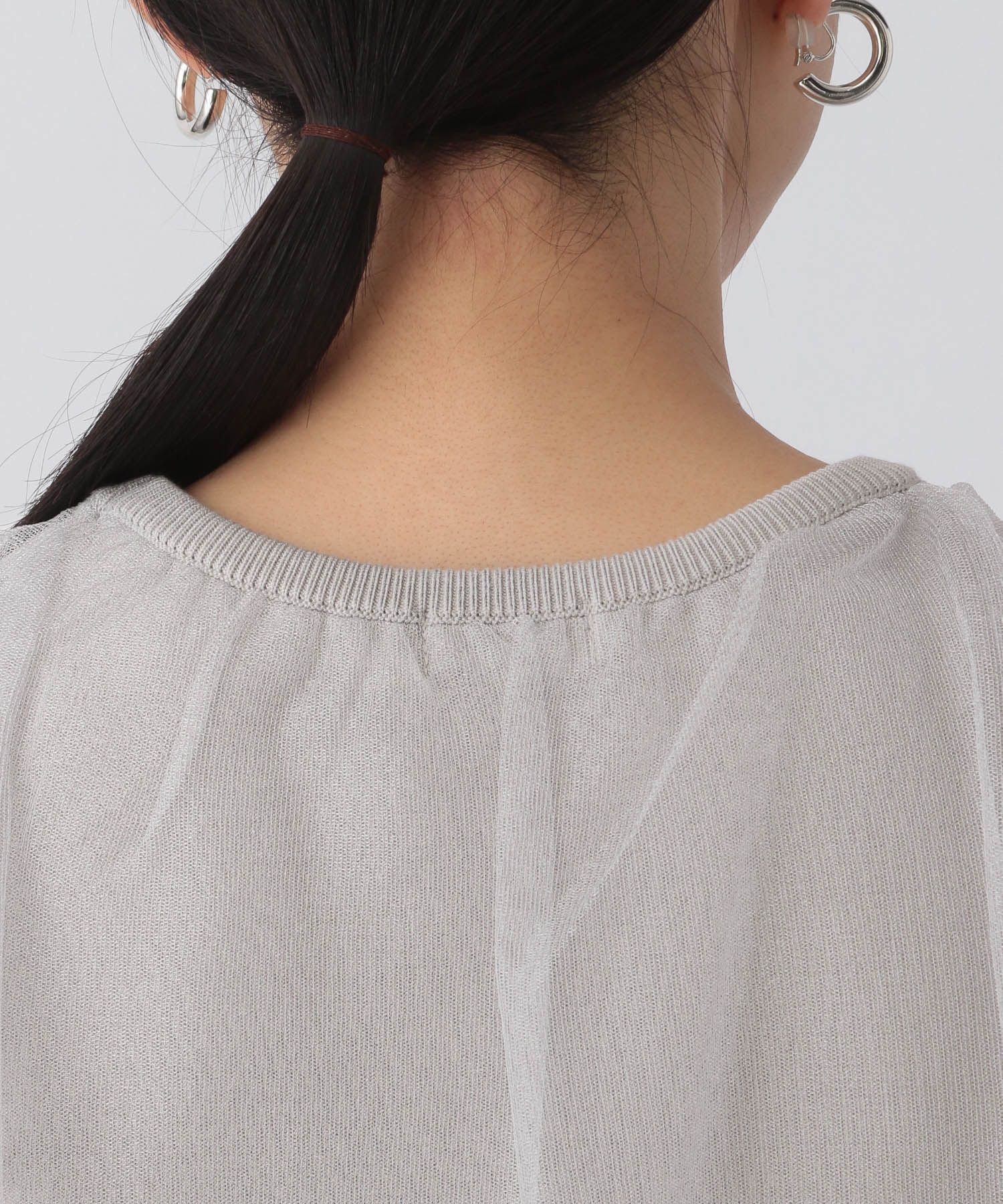 A part by 「ニットチュールレイヤー_ノースリーブ」|ニット・セーター|