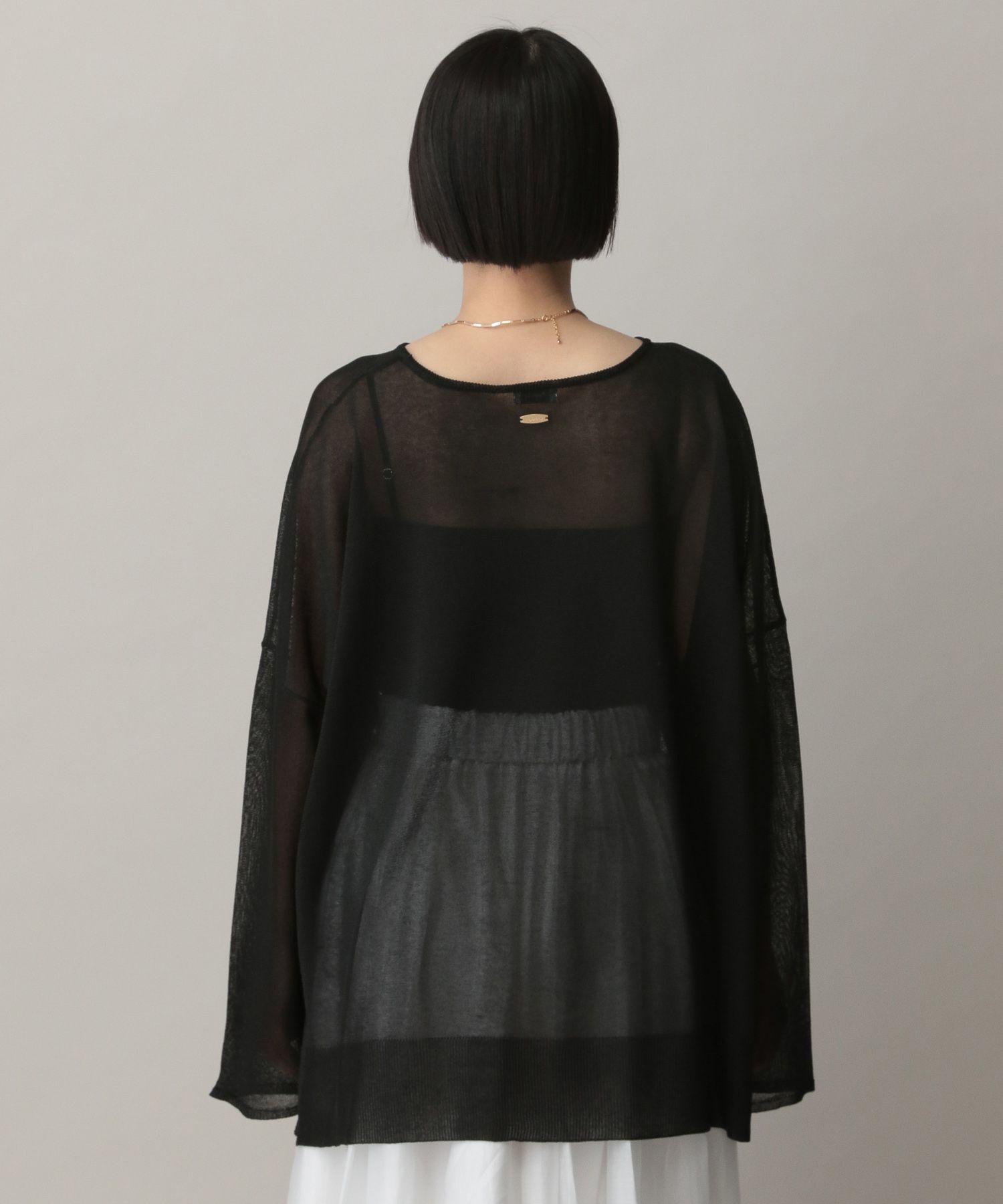 A part by 「シアーニットプルオーバー_長袖」|ニット・セーター|