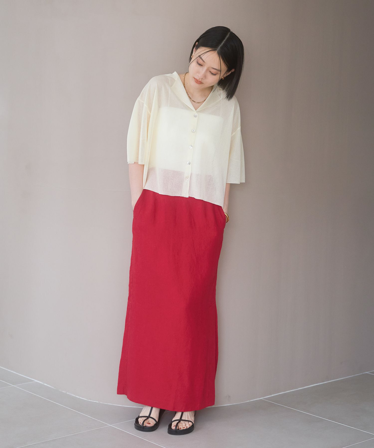 A part by 「シアーカイキンニットカーディガン」|ニット・セーター|