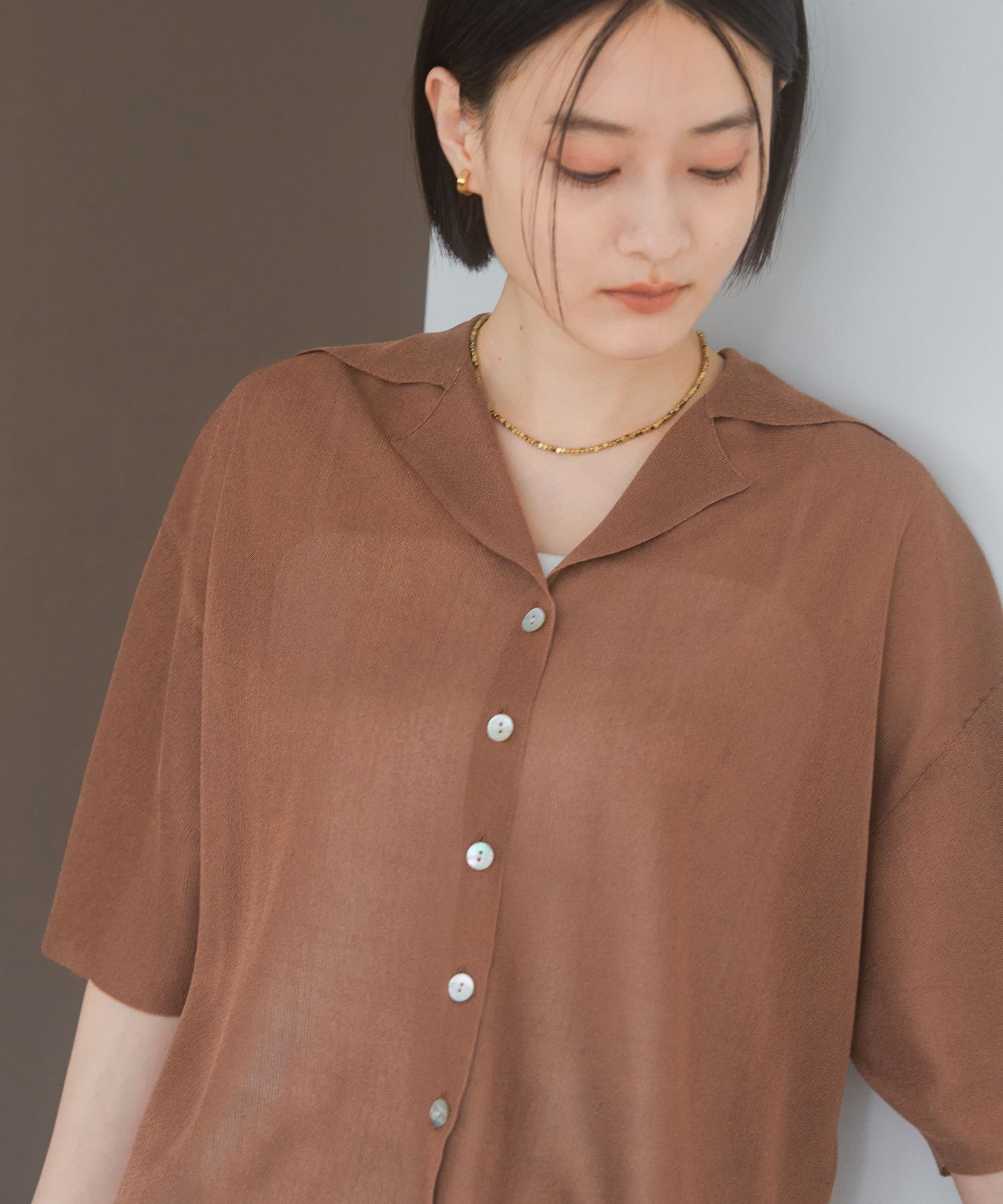 A part by 「シアーカイキンニットカーディガン」|ニット・セーター|