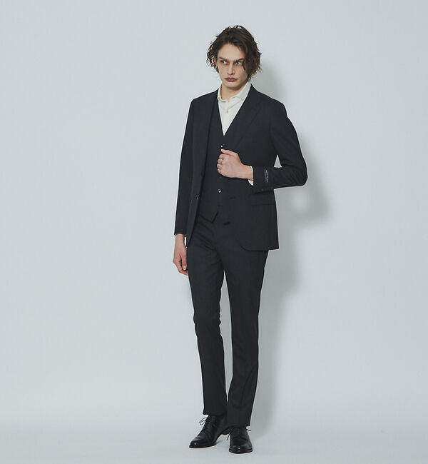 ABAHOUSE「【Recency of Mine】SUPER100ｓ ウールジャケット  ドビー」|テーラードジャケット|